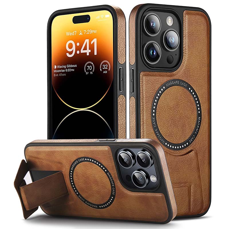 Casekis Magsafe Business Phone Case Brown