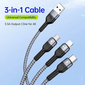 Casekis 3 in 1 Charging Cable