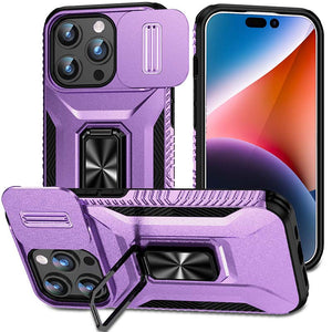 Casekis Ring Stand Shockproof Phone Case Purple