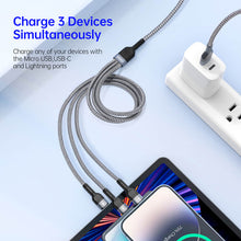 Load image into Gallery viewer, Casekis 3 in 1 Charging Cable
