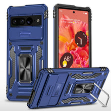 画像をギャラリービューアに読み込む, Casekis Sliding Camera Cover Anti-Fall Phone Case Navy Blue
