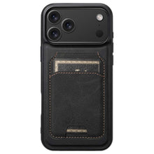 Load image into Gallery viewer, Casekis MagSafe Cardholder Detachable Phone Case Black
