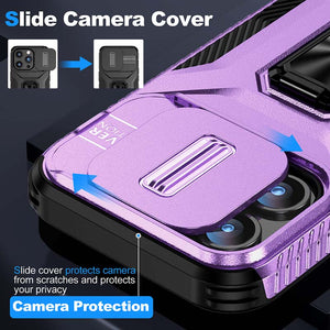 Casekis Ring Stand Shockproof Phone Case Purple