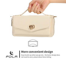 Cargar imagen en el visor de la galería, Casekis Multifunction Tote Crossbody Solid Color Phone Bag Beige
