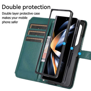 Casekis Crossbody Cardholder Phone Case For Galaxy Z Fold 4 Green