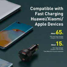 Lade das Bild in den Galerie-Viewer, Dual Fast Charger Car Charger 100W Digital Display
