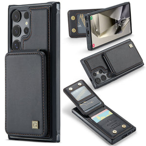 Casekis Flip Card Holder Phone Case Black