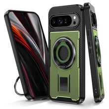 Load image into Gallery viewer, Casekis Rotating Stand Shockproof Phone Case Green
