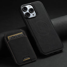 Cargar imagen en el visor de la galería, Casekis MagSafe Cardholder Detachable Phone Case Black
