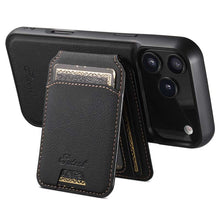 Load image into Gallery viewer, Casekis MagSafe Cardholder Detachable Phone Case Black
