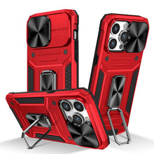 Load image into Gallery viewer, Casekis Magnetic Suction Stand Shockproof Protective Case Red
