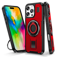 Cargar imagen en el visor de la galería, Casekis Rotating Stand Shockproof Phone Case Red
