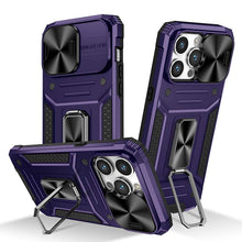 Load image into Gallery viewer, Casekis Magnetic Suction Stand Shockproof Protective Case Purple
