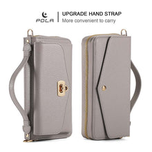 Load image into Gallery viewer, Casekis Multifunction Tote Crossbody Solid Color Phone Bag Gray
