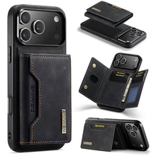 Load image into Gallery viewer, Casekis Magnetic Wallet Detachable Phone Case Black
