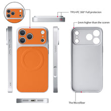 Charger l&#39;image dans la galerie, Casekis Magnetic Shockproof Leather Phone Case Orange

