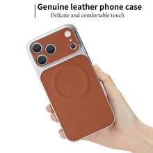 Charger l&#39;image dans la galerie, Casekis Magnetic Shockproof Leather Phone Case Brown
