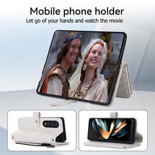 Load image into Gallery viewer, Casekis Crossbody Cardholder Phone Case For Galaxy Z Fold 4 White
