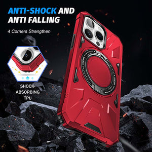 Casekis Magnetic Charging Phone Case Red
