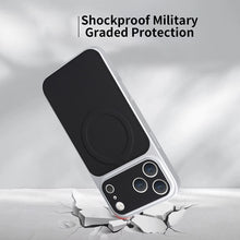 Charger l&#39;image dans la galerie, Casekis Magnetic Shockproof Leather Phone Case Black
