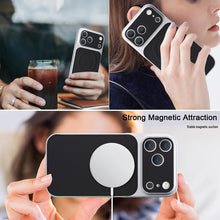 Charger l&#39;image dans la galerie, Casekis Magnetic Shockproof Leather Phone Case Black
