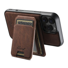 Cargar imagen en el visor de la galería, Casekis MagSafe Cardholder Detachable Phone Case Brown
