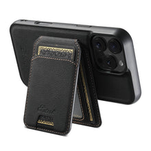 Cargar imagen en el visor de la galería, Casekis MagSafe Cardholder Detachable Phone Case Black
