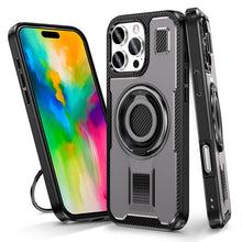 Load image into Gallery viewer, Casekis Rotating Stand Shockproof Phone Case Gray
