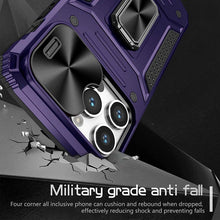 画像をギャラリービューアに読み込む, Casekis Magnetic Suction Stand Shockproof Protective Case Purple
