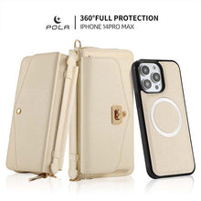 Load image into Gallery viewer, Casekis Multifunction Tote Crossbody Solid Color Phone Bag Beige
