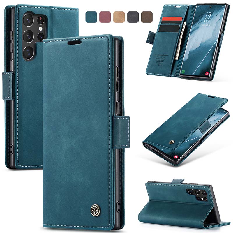 Casekis Retro Wallet Case For Galaxy S23 Ultra 5G