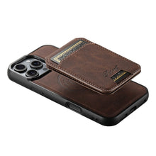 Cargar imagen en el visor de la galería, Casekis MagSafe Cardholder Detachable Phone Case Brown
