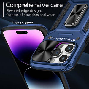 Casekis Magnetic Suction Stand Shockproof Protective Case Blue