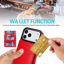 画像をギャラリービューアに読み込む, Casekis Bracket Card Slot Phone Case Red
