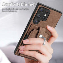 Load image into Gallery viewer, Casekis Ring Cardholder Portable Phone Case Brown
