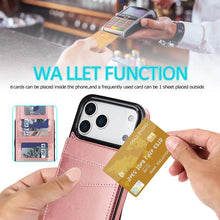 Carregar imagem no visualizador da galeria, Casekis Bracket Card Slot Phone Case Rose Gold
