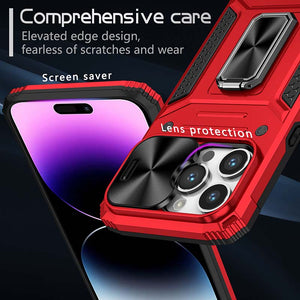 Casekis Magnetic Suction Stand Shockproof Protective Case Red