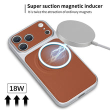 Charger l&#39;image dans la galerie, Casekis Magnetic Shockproof Leather Phone Case Brown
