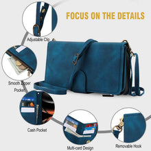 Lade das Bild in den Galerie-Viewer, Casekis Crossbody 9 Card Holder Phone Case Navy Blue

