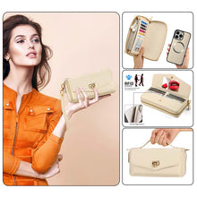 Load image into Gallery viewer, Casekis Multifunction Tote Crossbody Solid Color Phone Bag Beige
