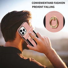 Muat gambar ke penampil Galeri, Casekis Ring Stand RFID Card Holder Phone Case Rose Gold
