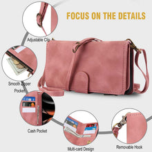 Lade das Bild in den Galerie-Viewer, Casekis Crossbody 9 Card Holder Phone Case Rose Gold
