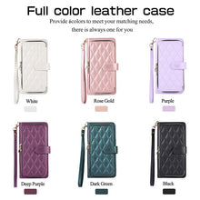 Load image into Gallery viewer, Casekis Fashion 10-card Leather Crossbody Phone Case Dark Green
