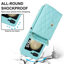 Cargar imagen en el visor de la galería, Casekis Crossbody Cardholder Phone Case For Galaxy Z Flip 5 Green
