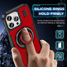 Cargar imagen en el visor de la galería, Casekis Rotating Stand Shockproof Phone Case Red
