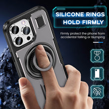 Load image into Gallery viewer, Casekis Rotating Stand Shockproof Phone Case Gray
