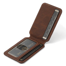 Cargar imagen en el visor de la galería, Casekis MagSafe Cardholder Detachable Phone Case Brown
