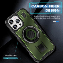 Lade das Bild in den Galerie-Viewer, Casekis Rotating Stand Shockproof Phone Case Green
