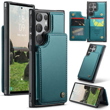 Lade das Bild in den Galerie-Viewer, Casekis RFID Cardholder Wallet Phone Case Green
