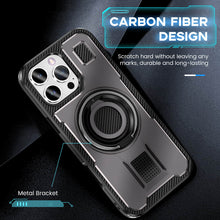 Cargar imagen en el visor de la galería, Casekis Rotating Stand Shockproof Phone Case Gray
